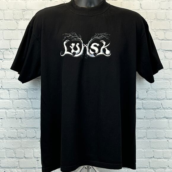 Vintage Y2Ks Lumsk Troll T Shirt Norwegian Folk Metal Band Black Mens L Large - Picture 2 of 8